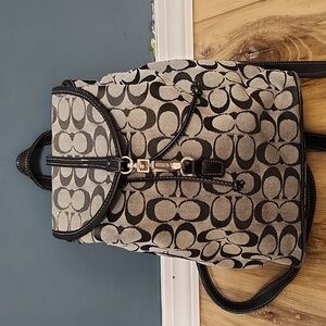 Vintage coach backpack